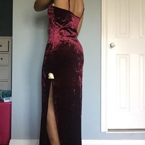 Red Velvet Dress